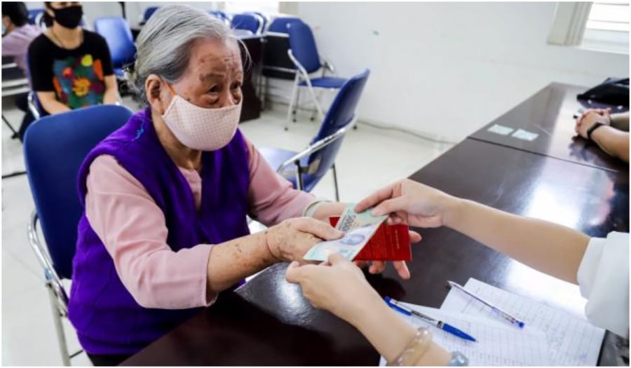 Người từ 75 tuổi được trợ cấp 3 triệu đồng/tháng đúng không?