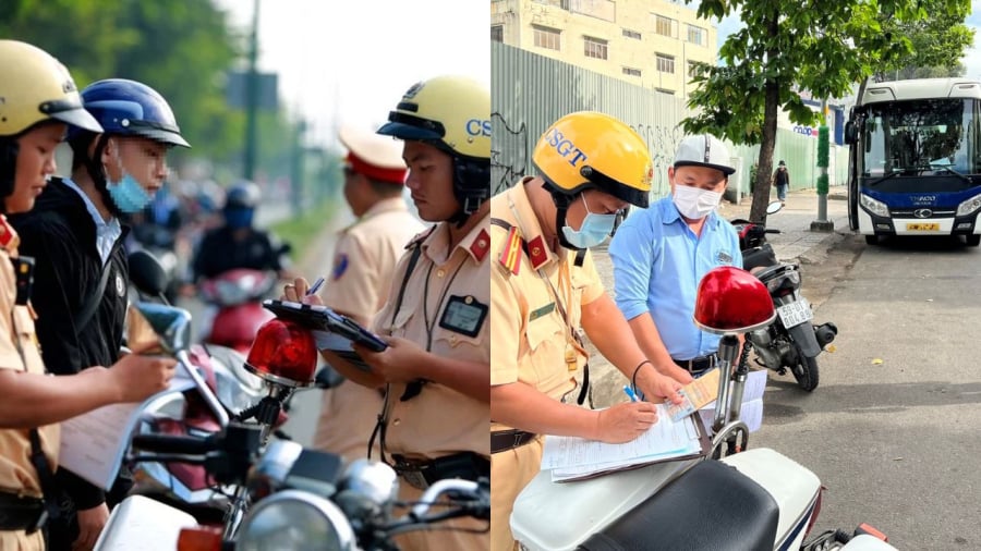 Không có Đăng ký xe và không mang Đăng ký xe sẽ bị xử phạt mức khác nhau