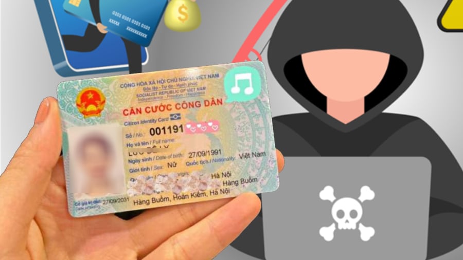 Nhiều thông tin quan trọng trên thẻ Căn cước công dân, thẻ Căn cước không được để lộ.