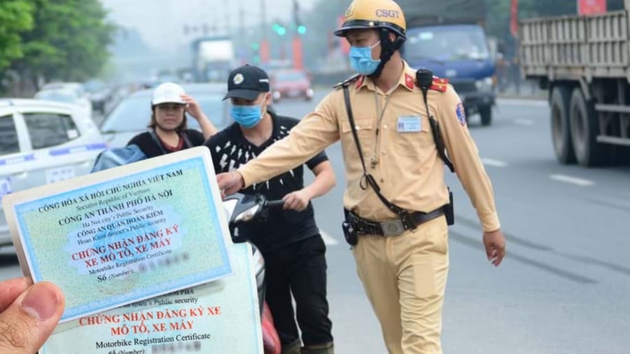 Mượn xe không có Đăng ký xe cẩn thận bị tịch thu