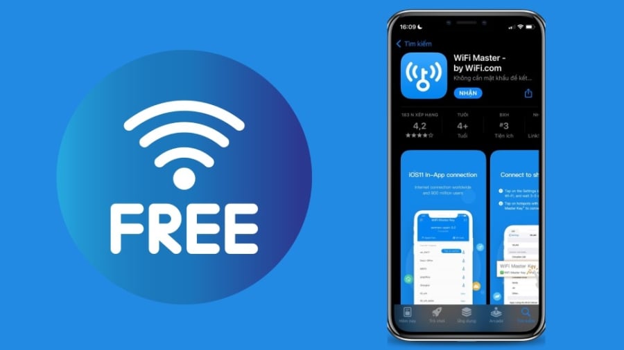 Vào Cài đặt, chọn Wifi và kết nối với các mạng có dòng chữ 