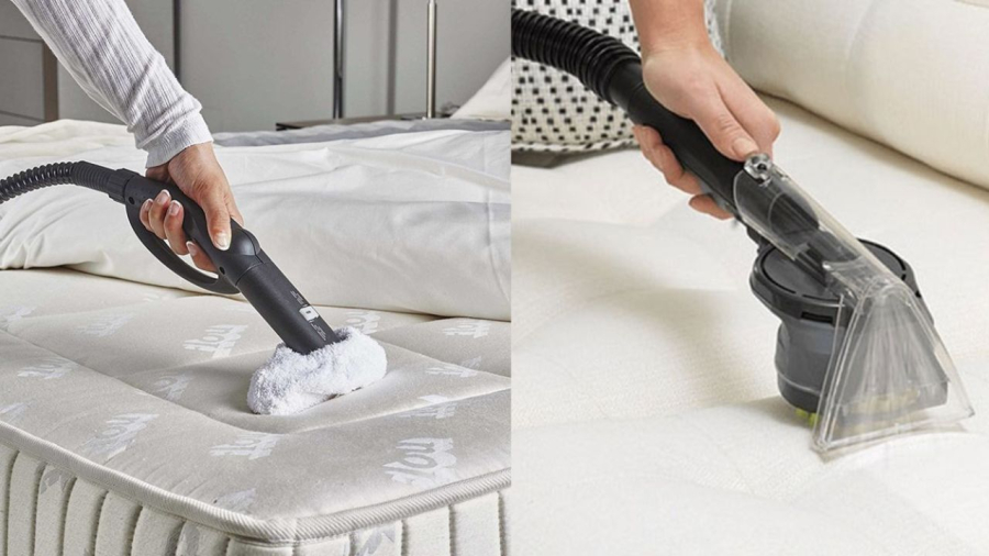 Máy hút bụi trợ thủ đắc lực làm sạch đệm tại nhà