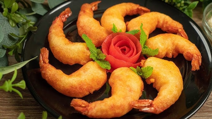Tôm chiên xù ngon bất bại