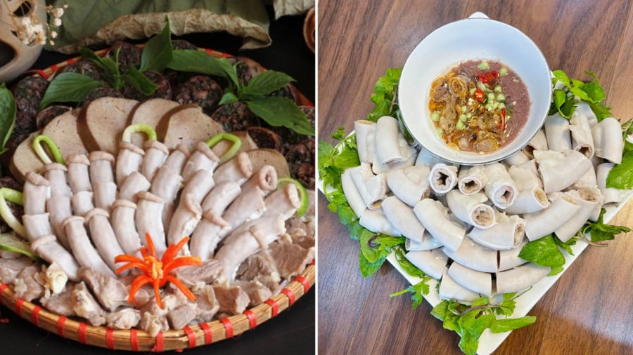 Khi luộc lòng lợn, bạn nên chú ý tới thời gian. Luộc quá lâu sẽ khiến lòng bị dai.
