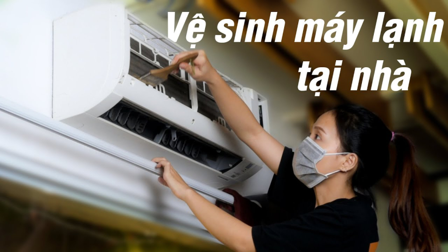 Vệ sinh điều hòa tại nhà phụ nữ cũng làm ngon ơ