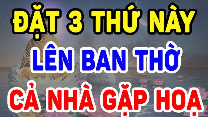 3 thứ nên tránh đặt lên bàn thờ kẻo gây họa