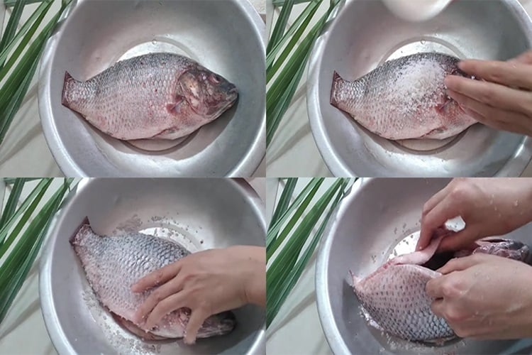 Sơ chế cá rô