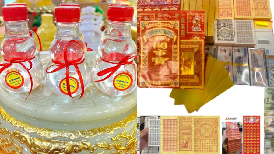 Vàng mã, rượu là những thứ không nên cúng Phật