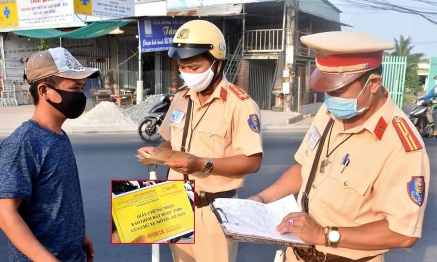 Tháng 5/2025: Người dân đã mua bảo hiểm xe máy bắt buộc mà không làm việc này vẫn bị CSGT xử phạt