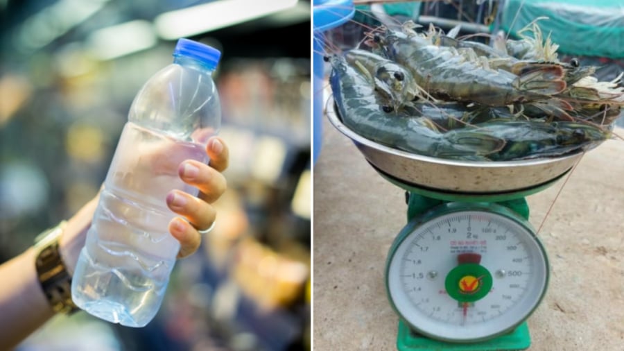 Mang chai nước khi đi chợ mang lại nhiều lợi ích khác nhau như kiểm tra tính chính xác của cân, chống cấn điêu; sử dụng khi khát nước; rửa tay.