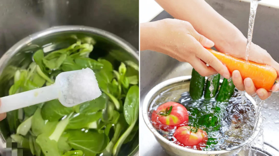 Ngâm rửa rau củ bằng nước muối có thể không mang lại hiệu quả tốt như bạn nghĩ, nhất là trong việc loại bỏ các loại thuốc trừ sâu.