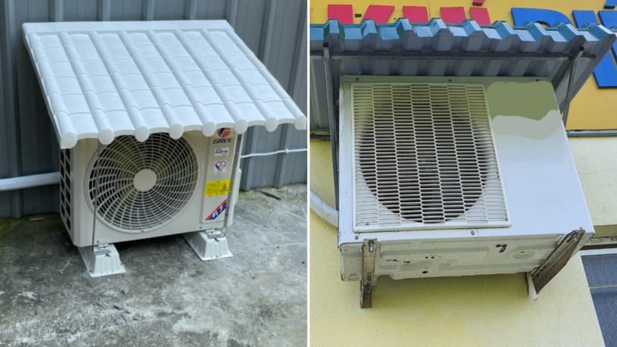 Cục nóng điều hòa được thiết kế để chịu được sự thay đổi của thời tiết dù lắp đặt ngoài trời, không nhất thiết phải che chắn.
