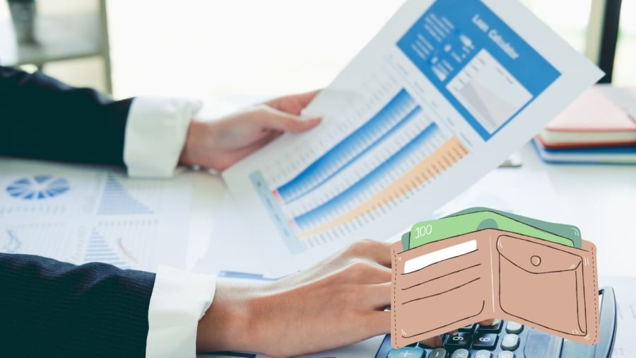 Hóa đơn cũ trong ví báo hiệu sự tiêu tán tài sản