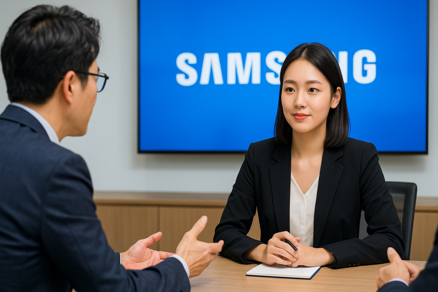 Phiên dịch viên trẻ làm việc tại tập đoàn Hàn Quốc tại Việt Nam – minh chứng cho triển vọng Shbet800 khuyến mãi siêu lớn rộng mở và thu nhập hấp dẫn từ ngành Hàn Quốc học.