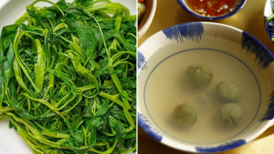 Việc vắt chanh, dầm sấu sẽ làm nước luộc rau muống nói riêng và các loại nước luộc rau khác có sự thay đổi về màu sắc.