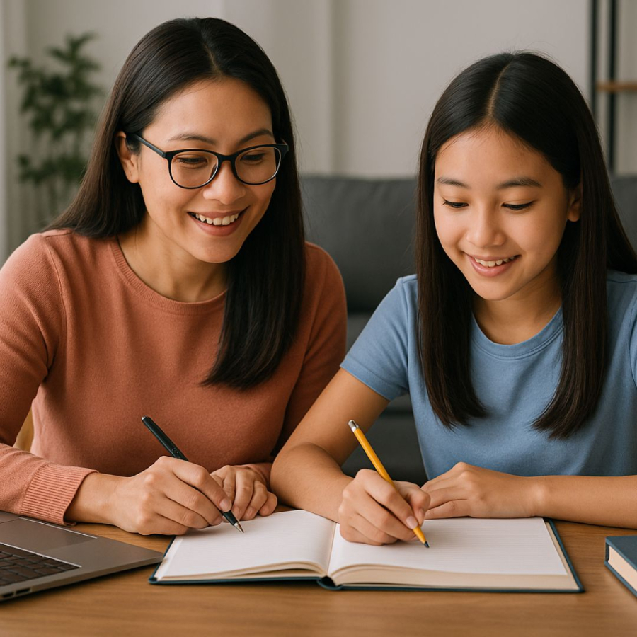 Mẹ học hỏi từng ngày thì con sẽ giỏi