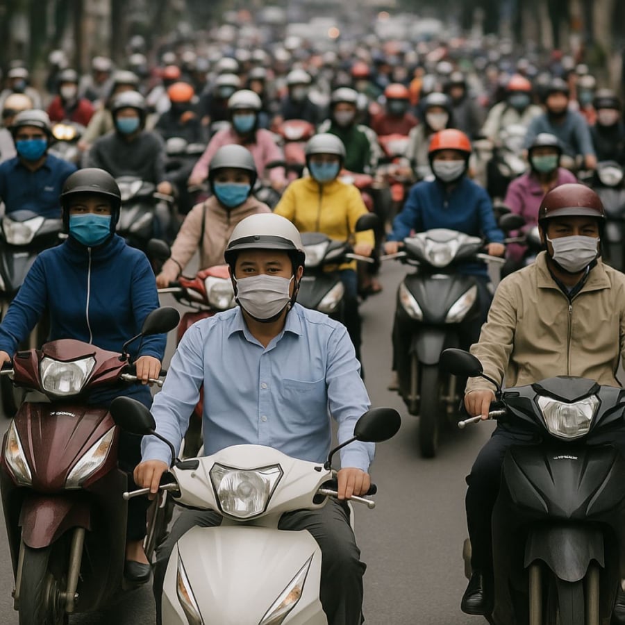 Muốn lái xe máy ra đường người dân phải chú ý điều kiện bằng lái, giấy tờ xe, sức khỏe...