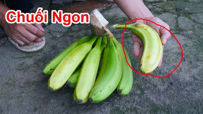 Quả chuối cong tự nhiên có độ ngọt đậm, bổ dưỡng