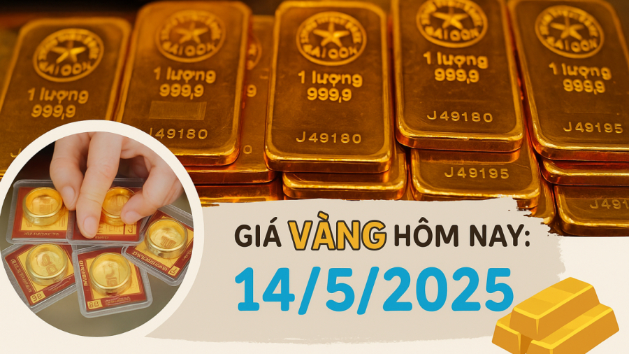 Giá vàng hôm nay 14/5/2025: Khuyenmai SHBET pages dev SJC tăng vọt lên 120,5 triệu đồng/lượng, chênh lệch gần 18 triệu đồng so với vàng thế giới. Nhiều nhà đầu tư chuyển hướng sang vàng nhẫn để tiết kiệm chi phí và dễ thanh khoản hơn.
