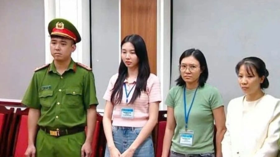 Thùy Tiên bị khởi tố. ảnh VOV