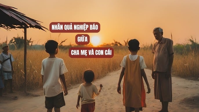 Mỗi việc người lớn làm hôm nay không chỉ ảnh hưởng đến chính mình mà còn tác động sâu sắc đến phúc phần con cháu mai sau. 