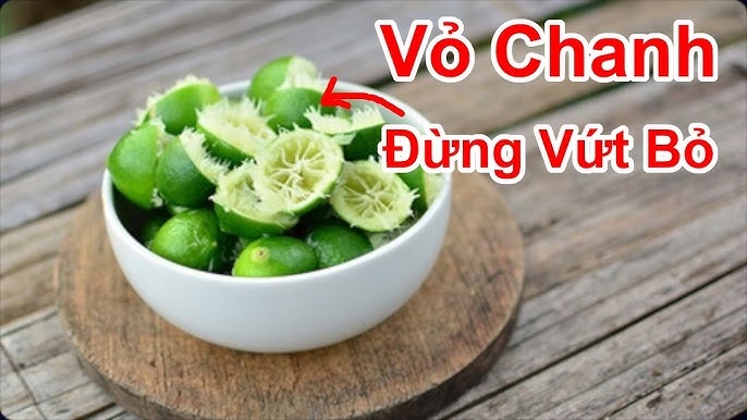 Chanh vắt nước xong đừng vội bỏ vỏ, giữ lại làm 1 việc quý hơn vàng
