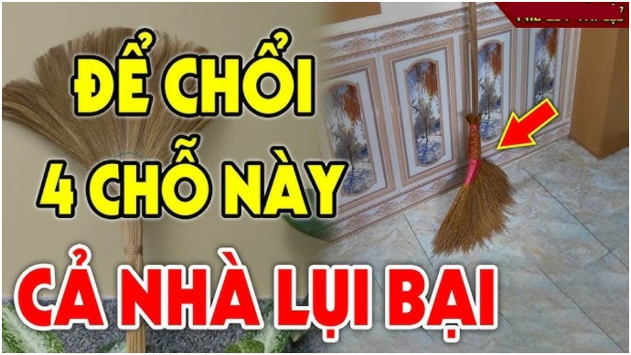 Đặt chổi vị trí này tán lộc