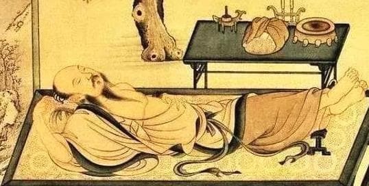Câu này có nghĩa là khi ngủ, không nên quay đầu về hướng Bắc và đặt chân về hướng Nam.