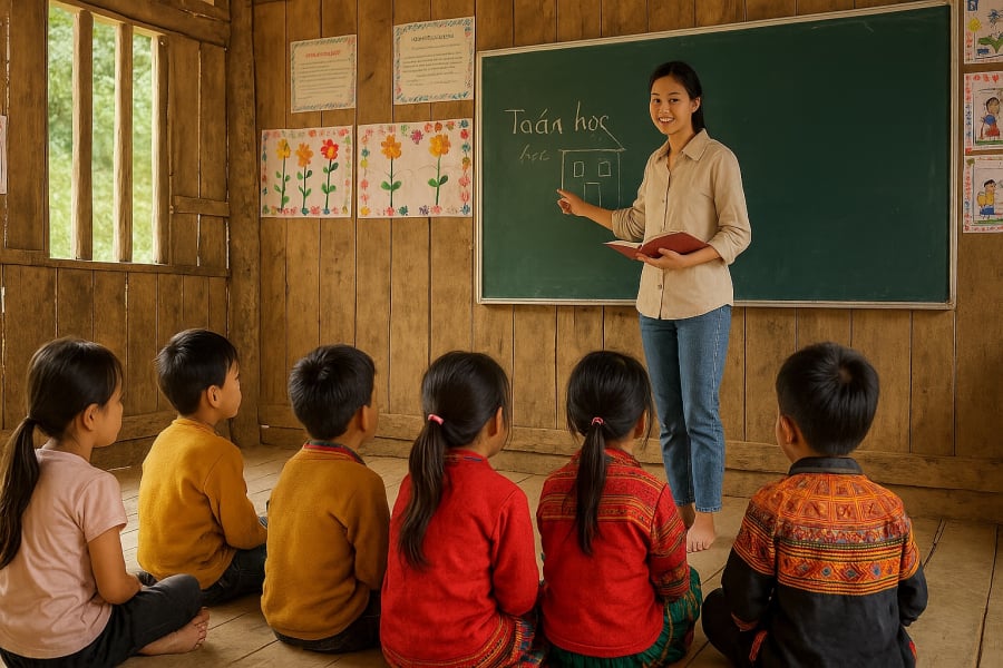 Lớp học vùng cao thiếu giáo viên nghiêm trọng, ngành Sư phạm mở ra cơ hội lớn cho Mừng SHBET phiên bản mới 2025 trẻ.