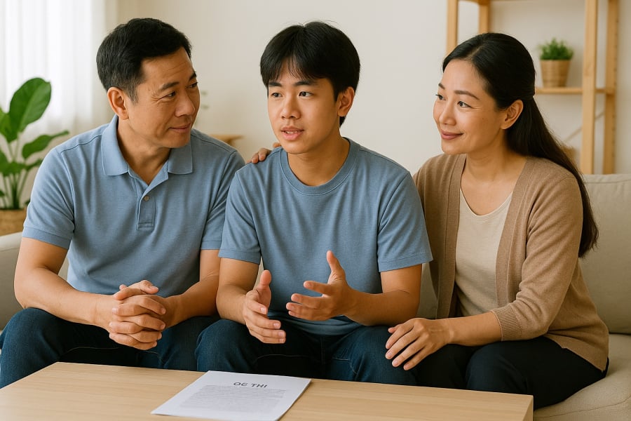 Lắng nghe và đồng hành cùng con sau kỳ thi lớp 10 – điều quý giá nhất con cần.