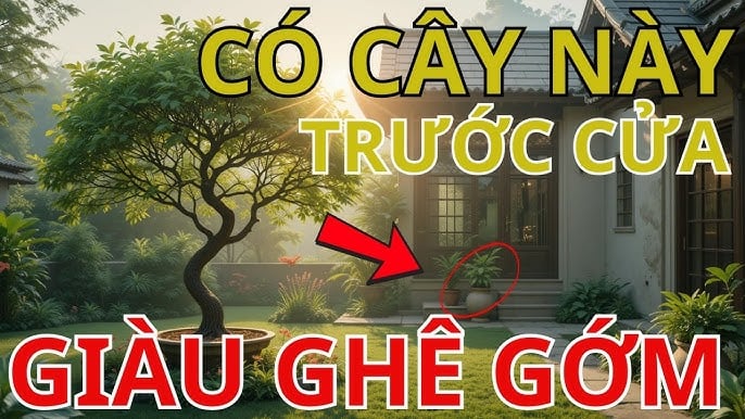 4 cây mọc trước cửa Thần Tài theo sau, chặt đi con cháu mất lộc, là cây nào?