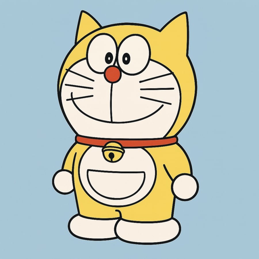 Doraemon từng có Mừng SHBET phiên bản mới 2025 vàng và tai nhọn trước khi gặp biến cố lớn trong đời.