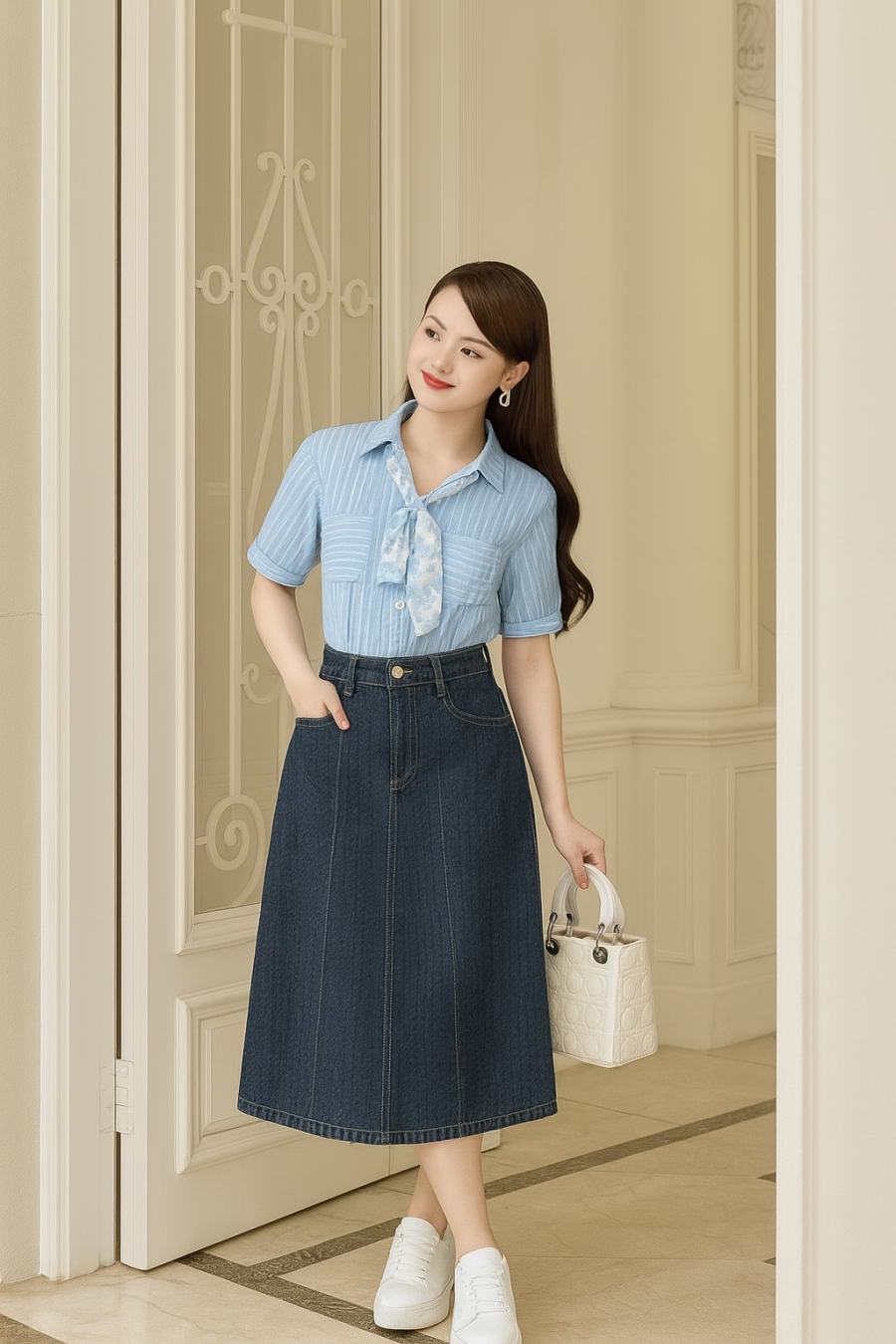 Nếu cần một chất liệu có thể “cân” mọi mùa, thì chắc chắn phải nhắc đến denim