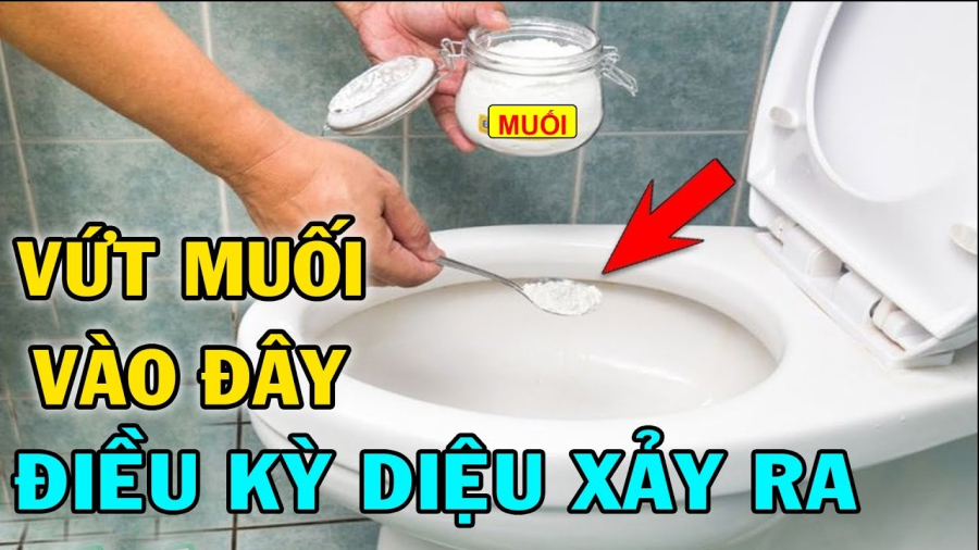 Đổ muối vào bồn cầu: Việc nhỏ nhưng lợi ích lớn, tiết kiệm tiền triệu/tháng