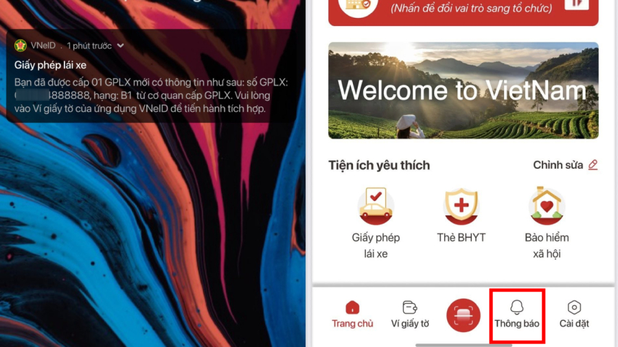 Ngay khi nhận được tin nhắn thông báo số giấy phép SHBET 1000 World Cup, người dân có thể truy cập ứng dụng VNeID để tiến hành tích hợp giấy tờ.