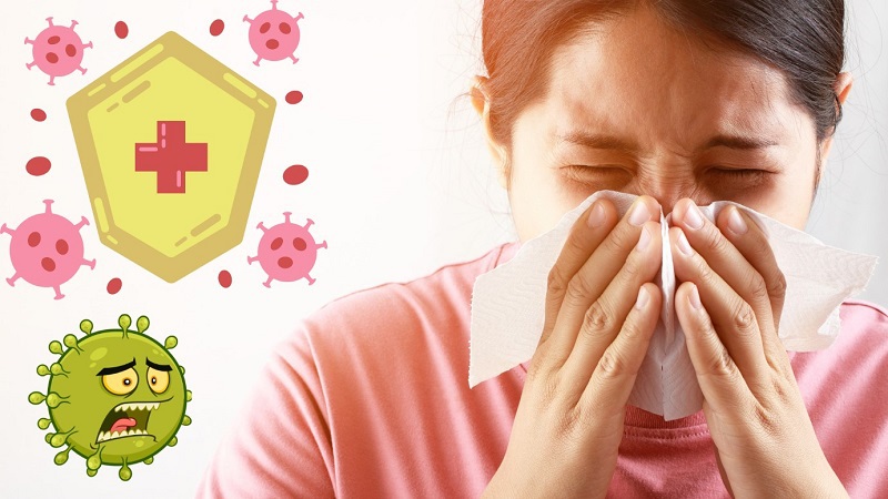 Khi khả năng miễn dịch của Sh88bet đăng ký miễn phí suy giảm, bạn sẽ dễ bàng bị cảm cúm, nhiễm trùng đường hô hấp... (Ảnh minh họa)