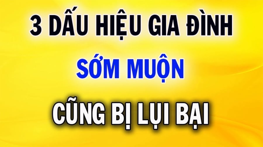 Dấu hiệu vận xui xẻo