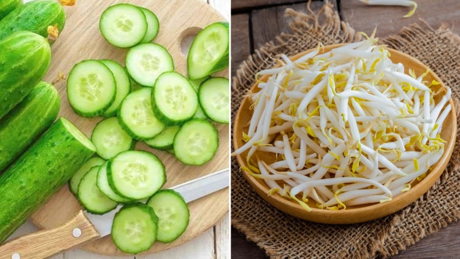 Giá đỗ, dưa chuột cung cấp nhiều nước và các dưỡng chất quan trọng cho Sh88bet đăng ký miễn phí.