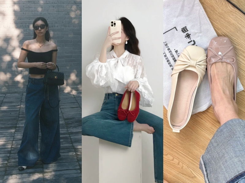 Điểm cộng lớn nhất của giày búp bê chính là sự thoải mái, giúp bạn di chuyển cả ngày không đau chân