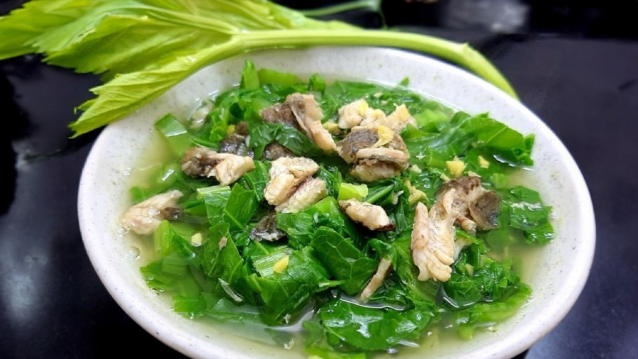 Nhiều món ngon từ cải bẹ xanh