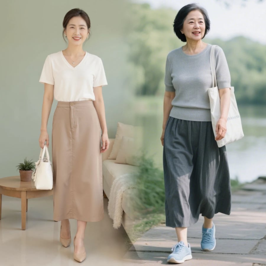 Gam màu trắng, xanh nhạt, be hay xám xanh đều có khả năng làm sáng da