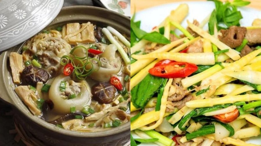 Mở vung trong quá trình xào nấu măng giúp khử độc tốt tốt hơn