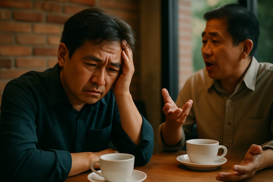 Ở tuổi trung niên, tiếp xúc lâu dài với người hay than phiền dễ khiến tinh thần kiệt quệ.