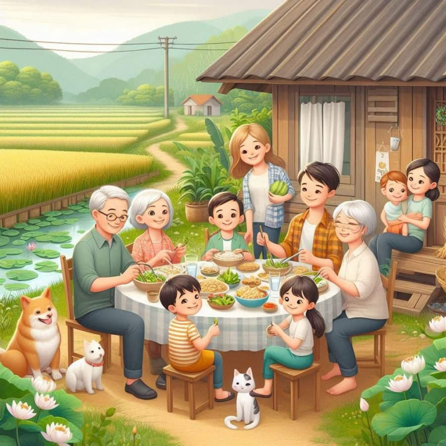 Gia đình hòa thuận thì mọi khó khăn vượt qua