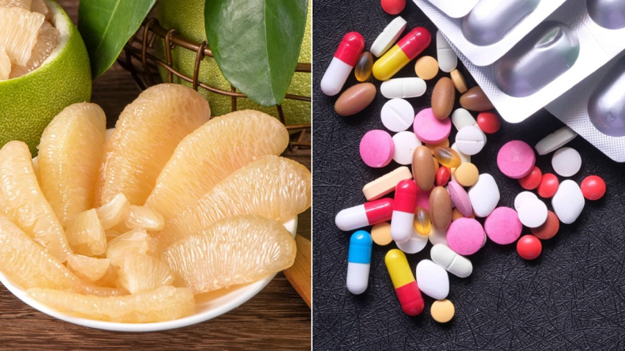 Bạn không nên ăn bưởi, uống nước ép bưởi khi đang sử dụng thuốc chống dị ứng.