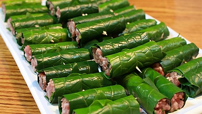 Chả lá lốt nhìn muốn ăn ngay