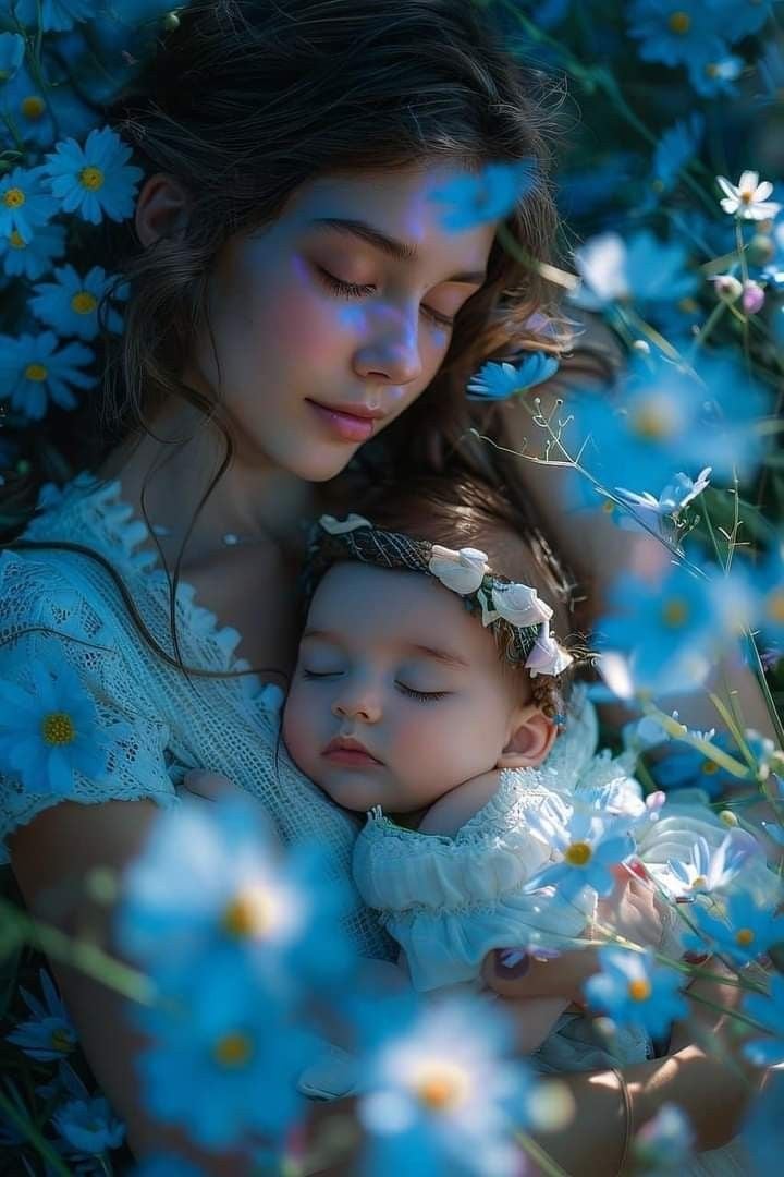 Trẻ được ôm ấp yêu thương sẽ thấy bình an