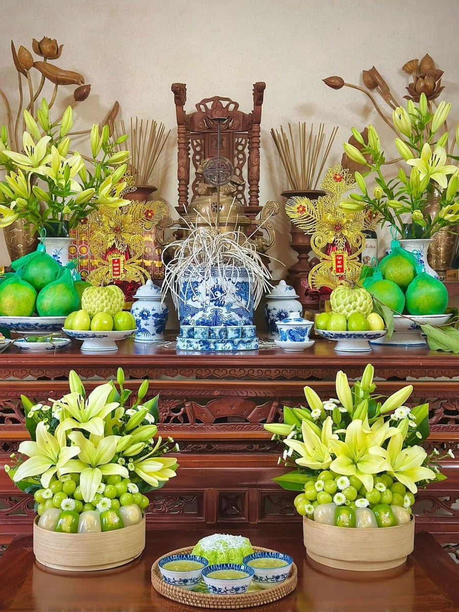 Ban thờ thanh tịnh biểu thị cho phong thủy tốt