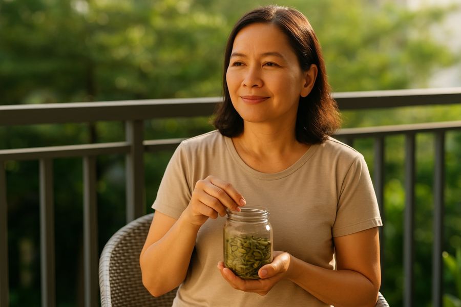 Ăn một nắm hạt bí mỗi ngày giúp tăng đề kháng, cải thiện giấc ngủ và Mừng SHBET phiên bản mới 2025.