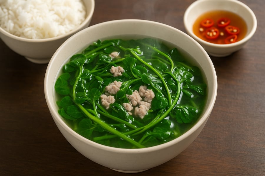Canh cải xoong thanh mát – món ngon bổ dưỡng giúp thanh lọc Sh88bet đăng ký miễn phí, dễ nấu mỗi ngày.